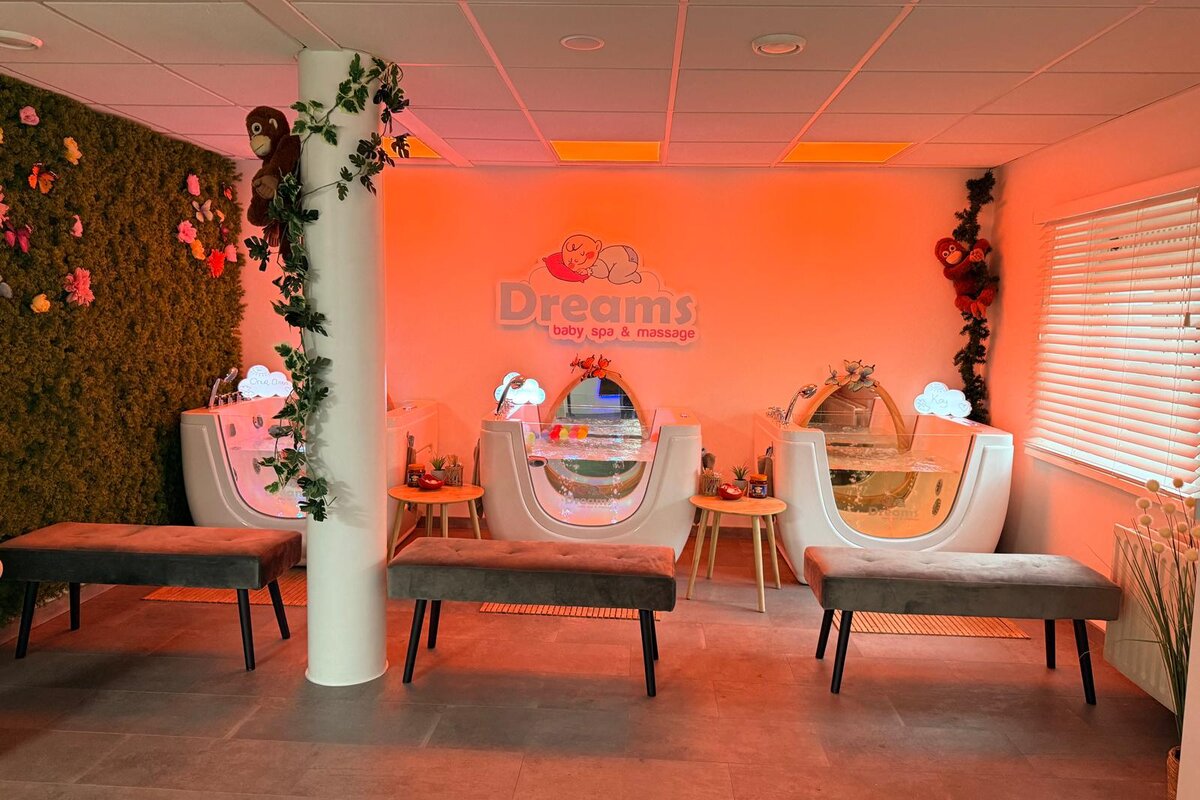 Sfeervolle, serene float-ruimte van Dreams Baby Spa in Bergen op Zoom